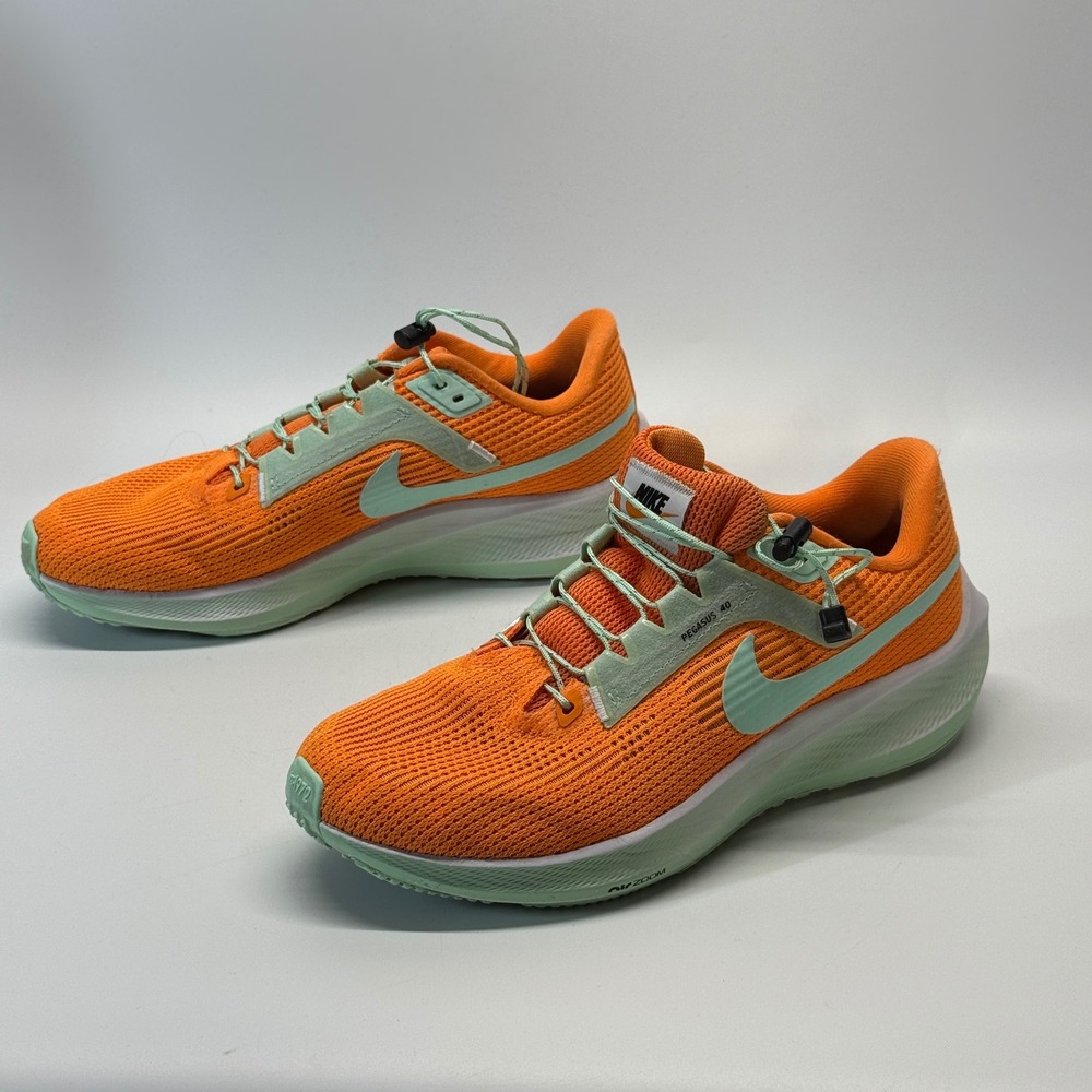 Nike Air Zoom Pegasus 40 Womens 7.5 Orange Running Shoes Outdoor FB2383-900